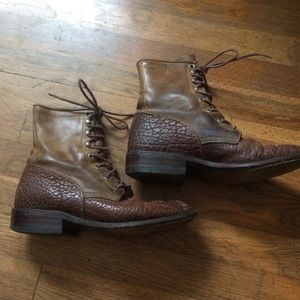 Vintage leather Justin boots